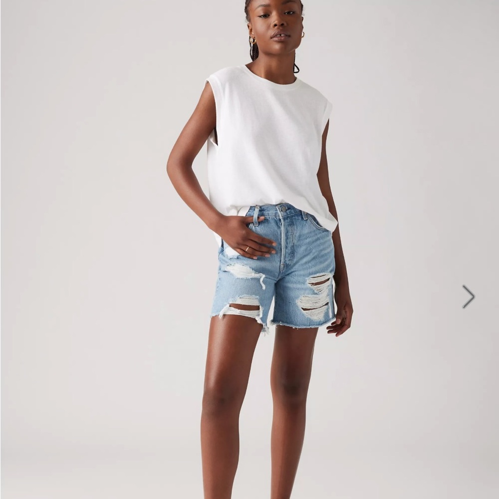 Levis 501 Mid Thigh Shorts